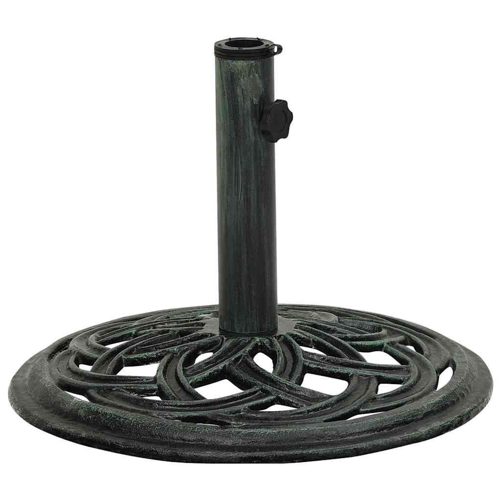 Umbrella Base Green 44x44x31 cm Cast Iron