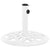 Umbrella Base White 40x40x32 cm Cast Iron