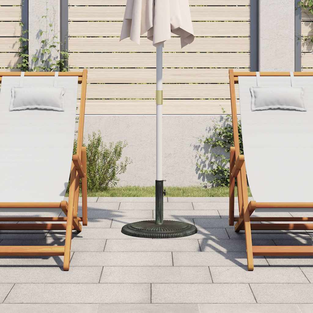 Umbrella Base Green 45x45x30 cm Cast Iron