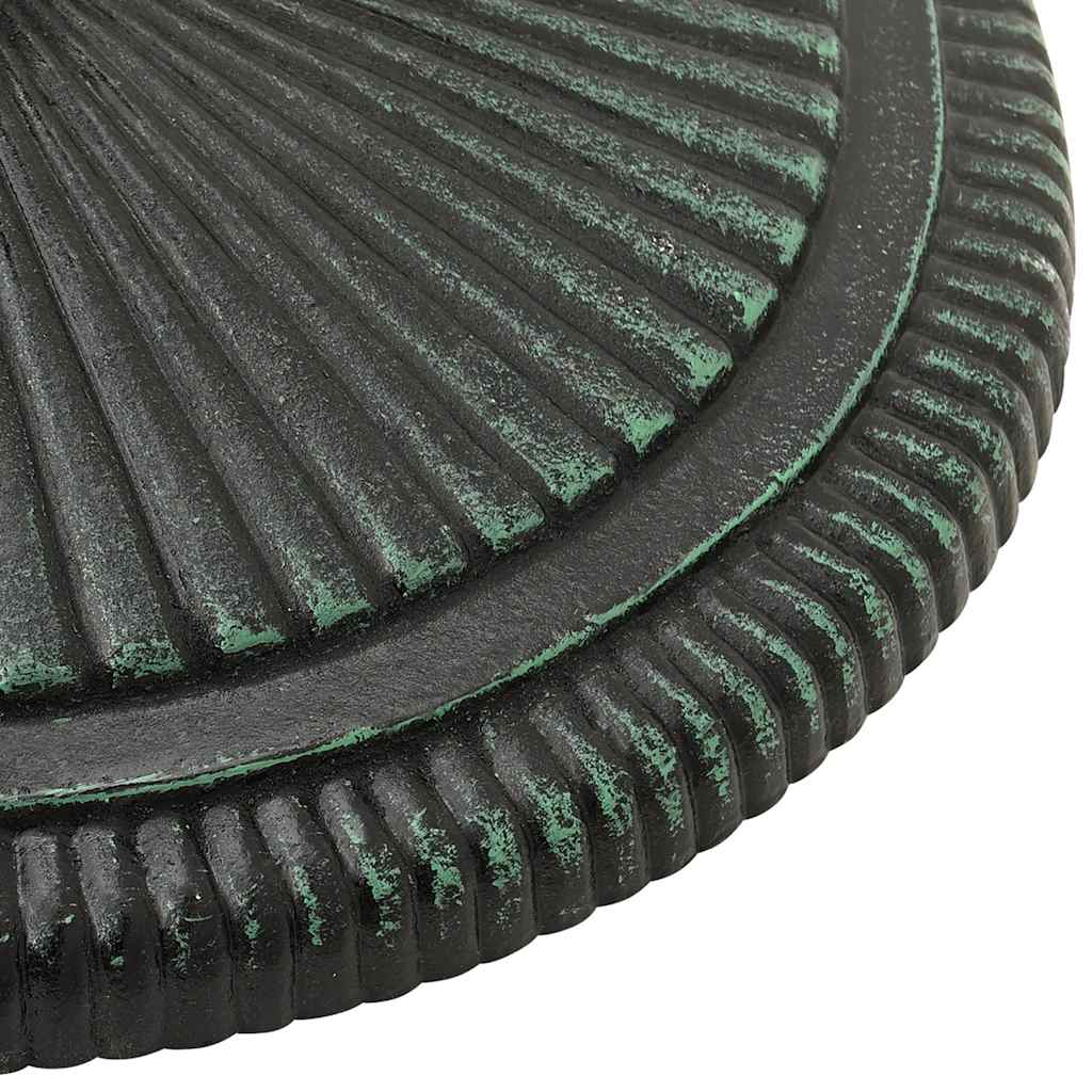 Umbrella Base Green 45x45x30 cm Cast Iron