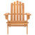 Garden Adirondack Chair Solid Acacia Wood