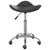 Swivel Dining Chair Black Faux Leather