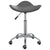 Swivel Dining Chair Grey Faux Leather