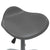 Swivel Dining Chair Grey Faux Leather