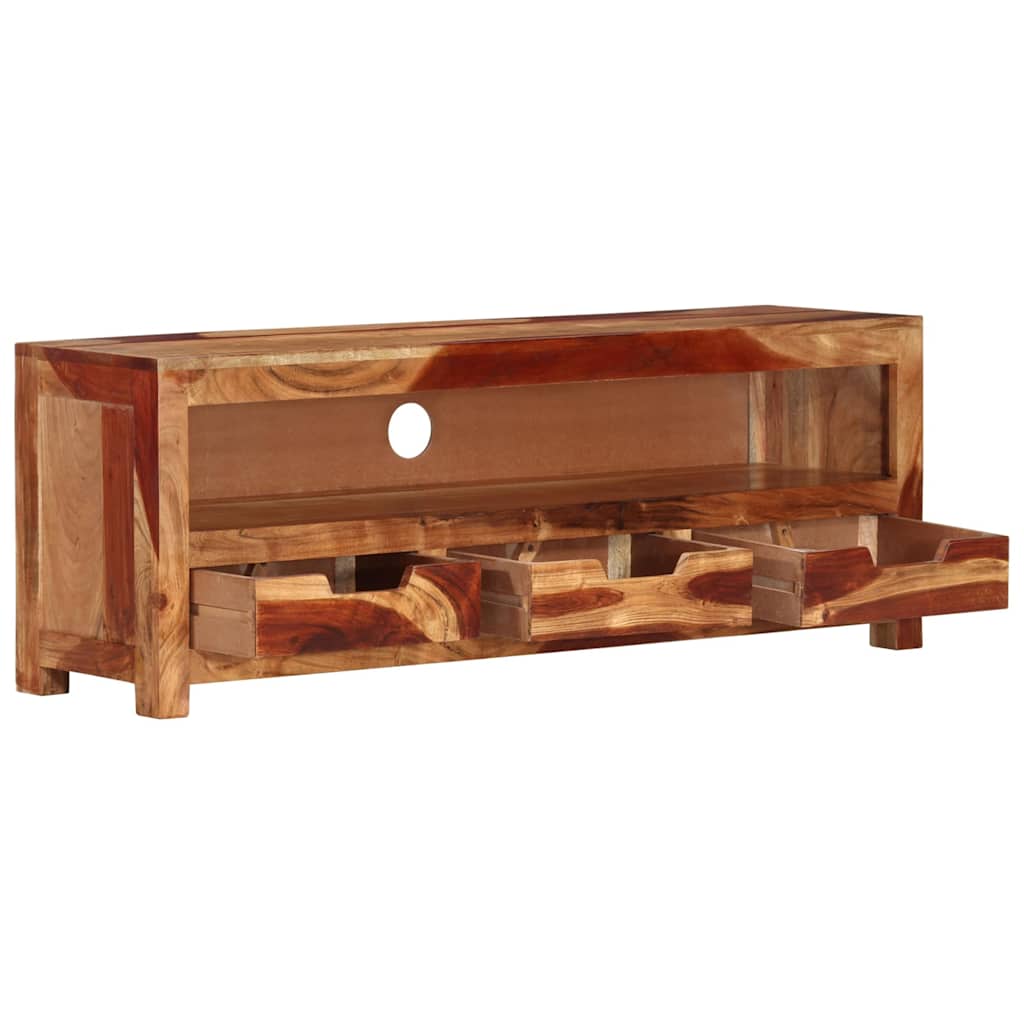 TV Cabinet 110x30x40 cm Solid Wood Acacia