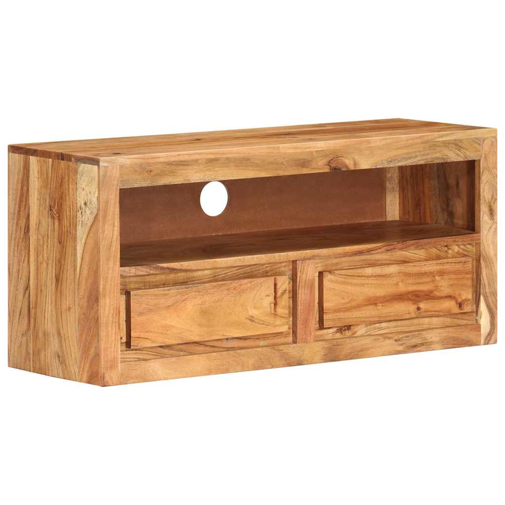 TV Cabinet 88x30x40 cm Solid Wood Acacia