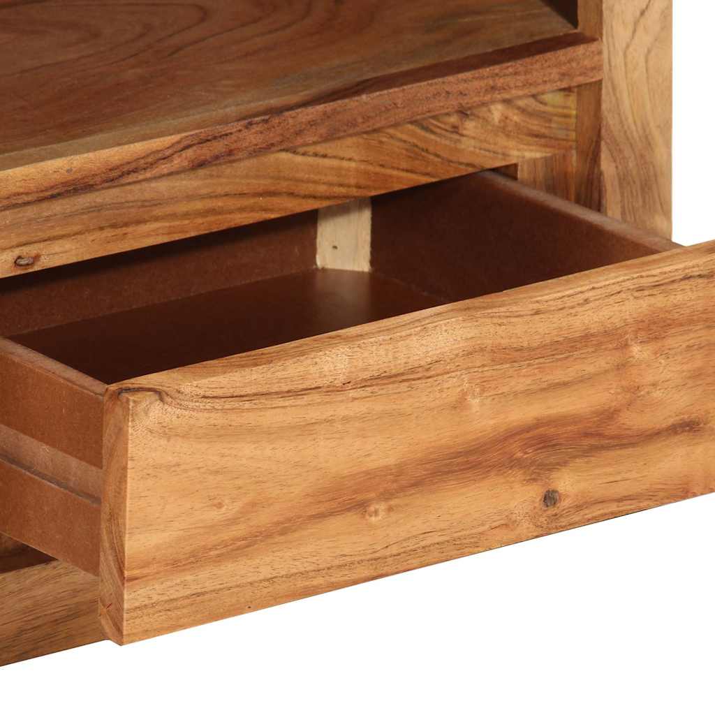 TV Cabinet 88x30x40 cm Solid Wood Acacia