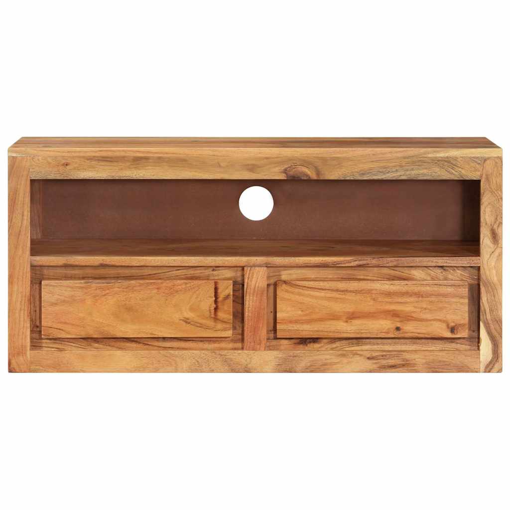 TV Cabinet 88x30x40 cm Solid Wood Acacia