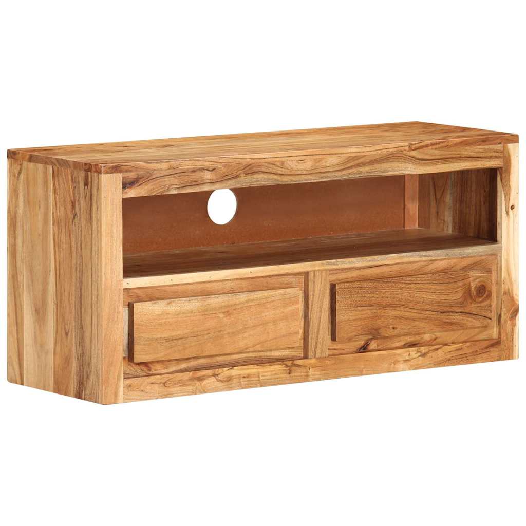 TV Cabinet 88x30x40 cm Solid Wood Acacia