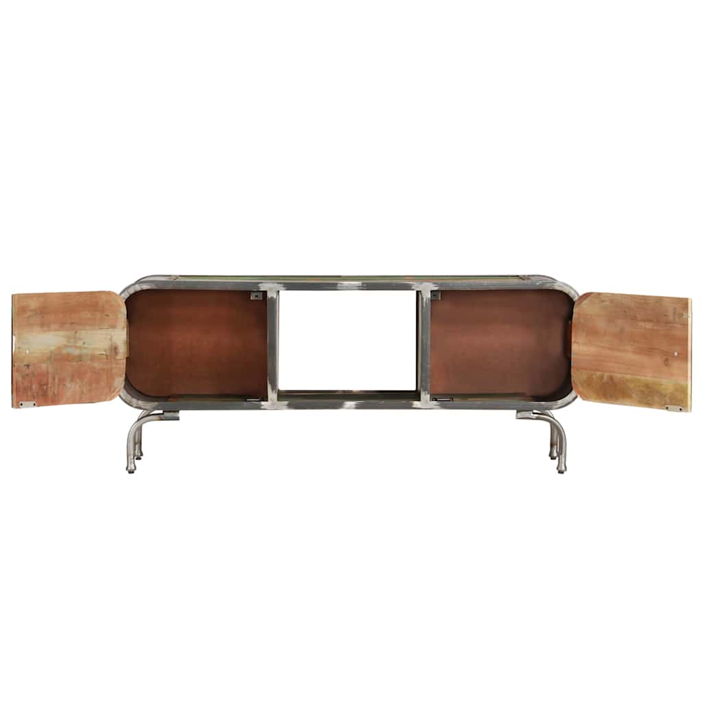 TV Cabinet Multicolour 110x30x42 cm Solid Wood Reclaimed