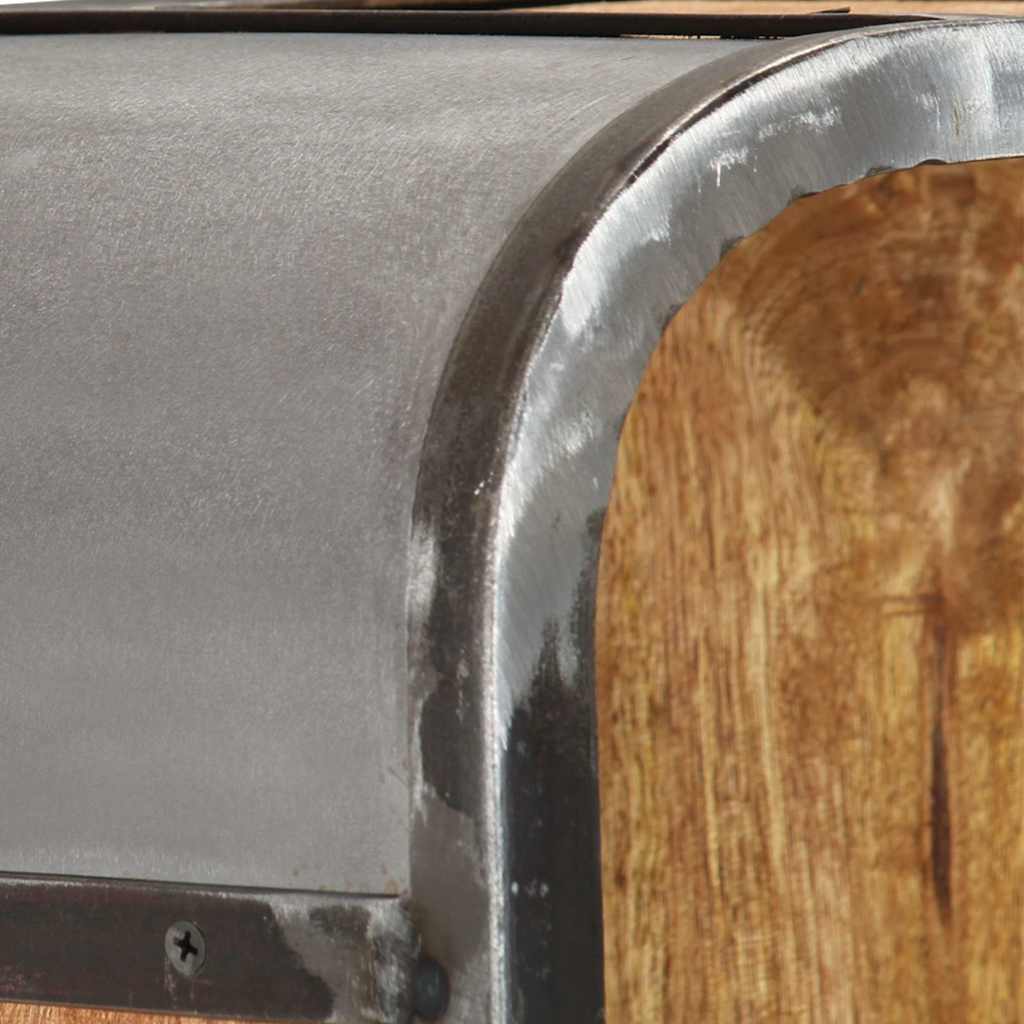 Highboard 40x30x126 cm Solid Wood Mango