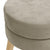 Round Hocker Dark Grey Velvet