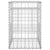 Gabion Basket Posts 2 pcs 40x40x60 cm Iron