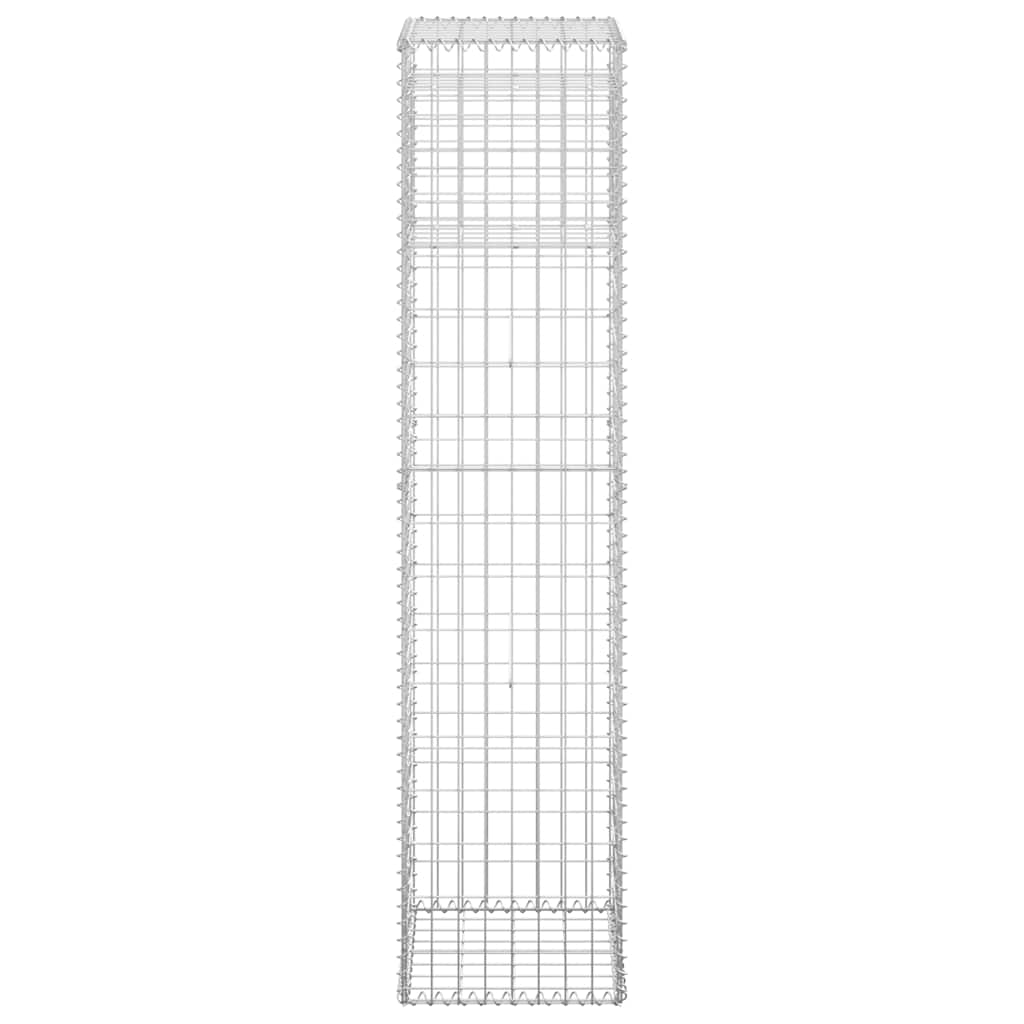 Gabion Basket Post 40x40x180 cm Iron