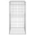 Gabion Basket Posts 2 pcs 50x50x100 cm Iron