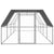 Outdoor Chicken Cage 3x8x2 m Galvanised Steel