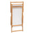 Folding Beach Chair Solid Wood Teak Cream