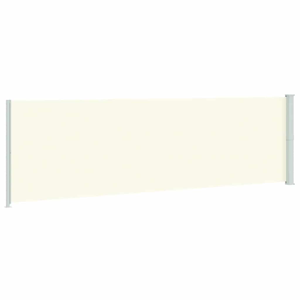 Patio Retractable Side Awning 180x600 cm Cream