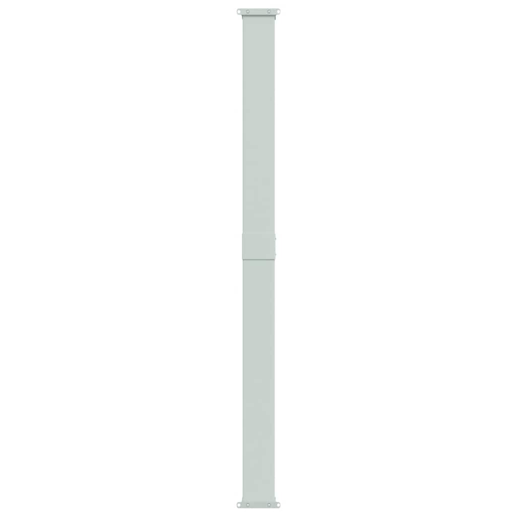 Patio Retractable Side Awning 200x600 cm Black