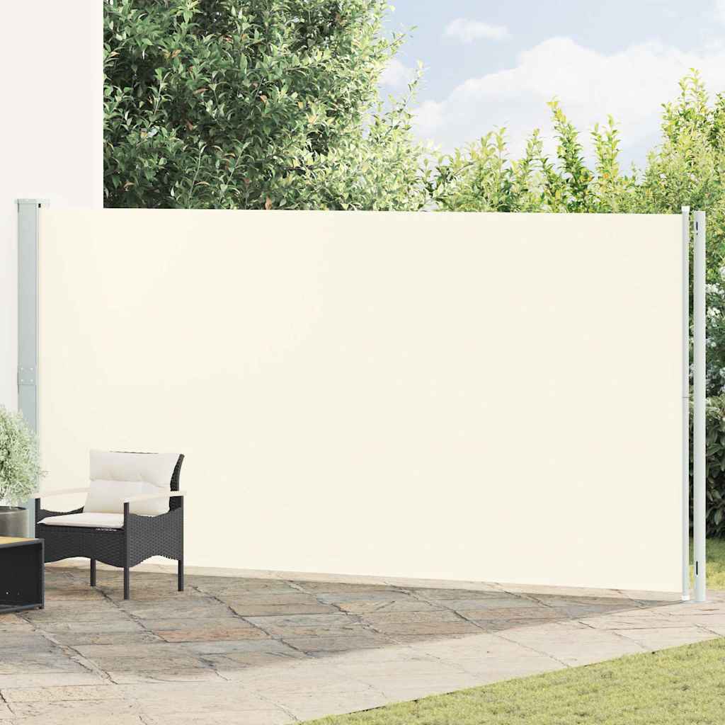 Patio Retractable Side Awning 200x600 cm Cream