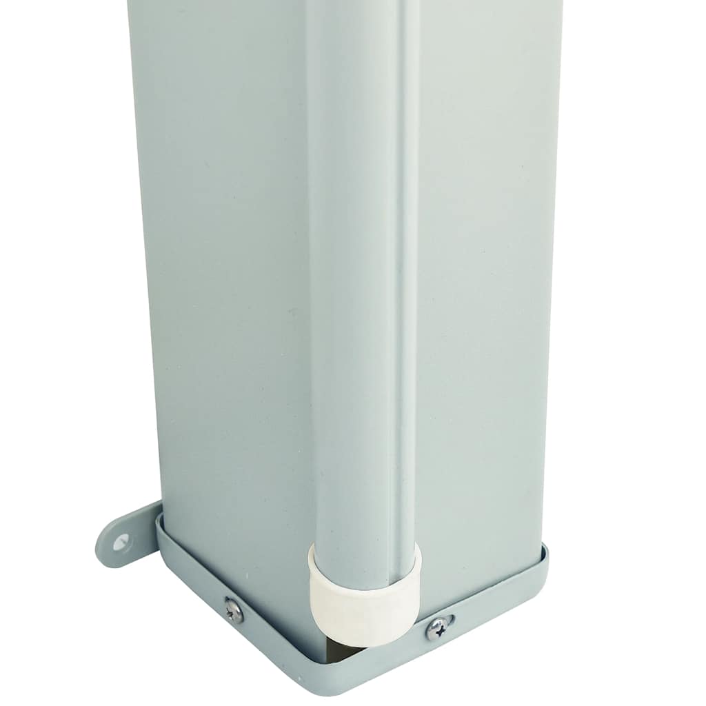 Patio Retractable Side Awning 200x600 cm Grey