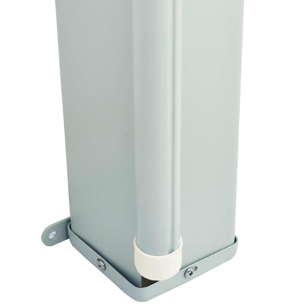 Patio Retractable Side Awning 220x600 cm Black