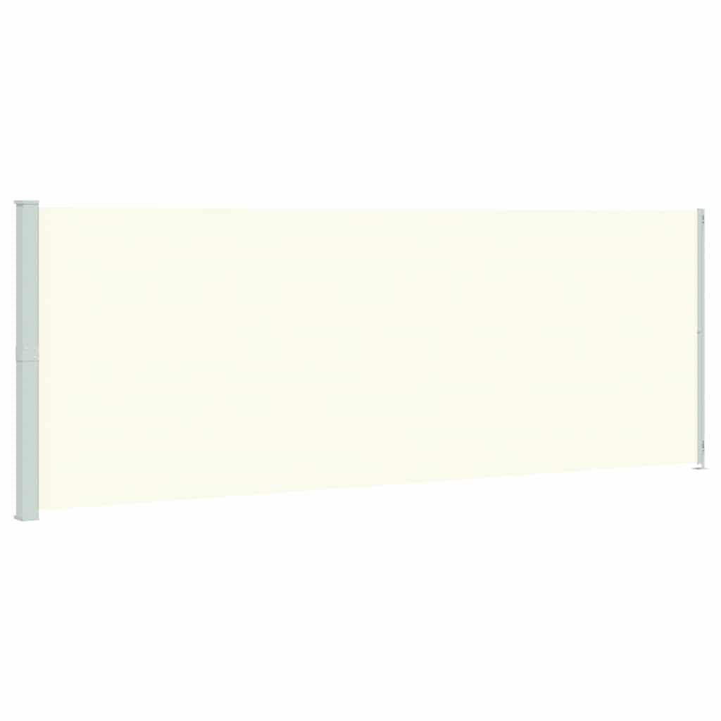 Patio Retractable Side Awning 220x600 cm Cream