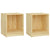 Bedside Cabinets 2 pcs 35.5x33.5x41.5 cm Solid Pinewood