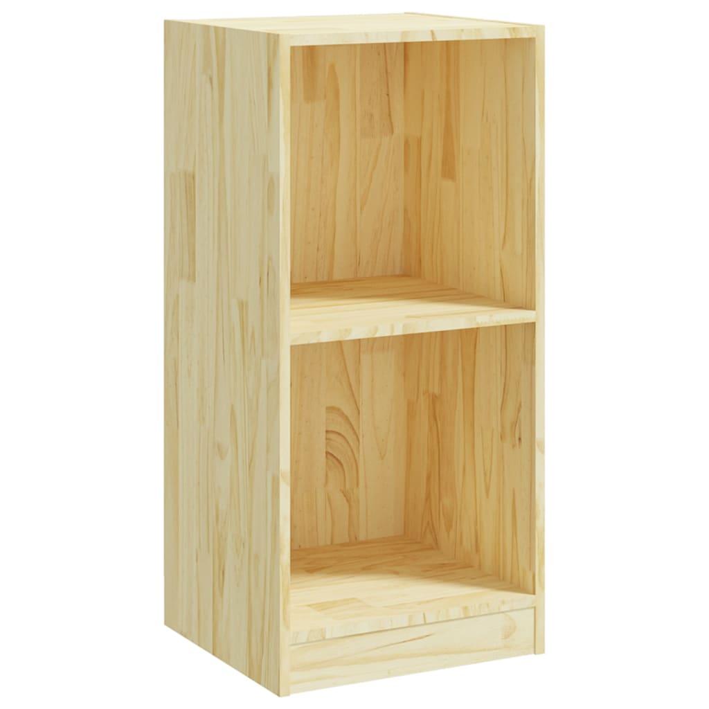 Side Cabinet 35.5x33.5x76 cm Solid Pinewood