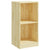 Side Cabinet 35.5x33.5x76 cm Solid Pinewood