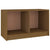 TV Cabinet Honey Brown 70x33x42 cm Solid Pinewood