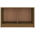 TV Cabinet Honey Brown 70x33x42 cm Solid Pinewood