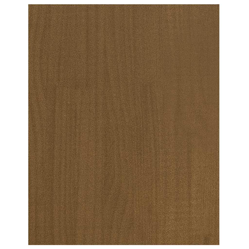 TV Cabinet Honey Brown 70x33x42 cm Solid Pinewood