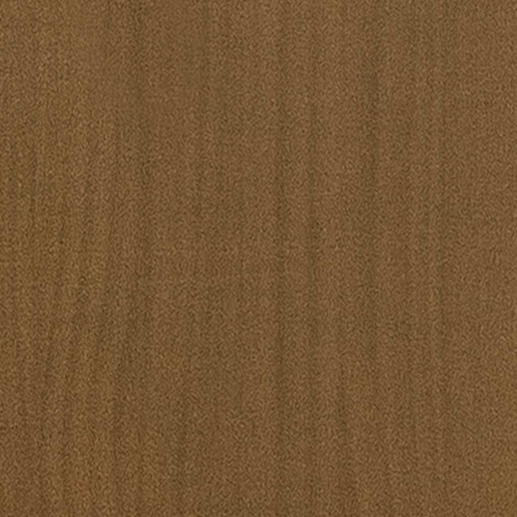 TV Cabinet Honey Brown 70x33x42 cm Solid Pinewood