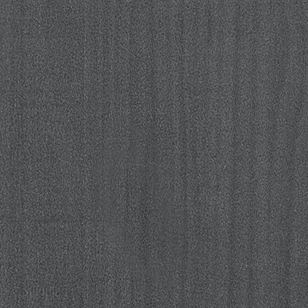 Sideboard Grey 70x33x76 cm Solid Pinewood