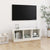 TV Cabinet White 104x33x41 cm Solid Pinewood