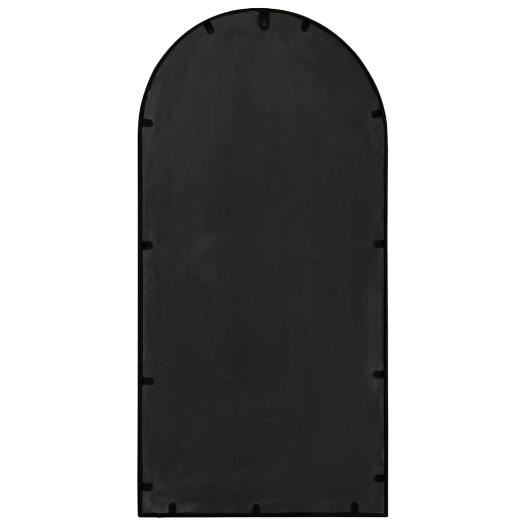Mirror Black 90x45 cm Iron for Indoor Use