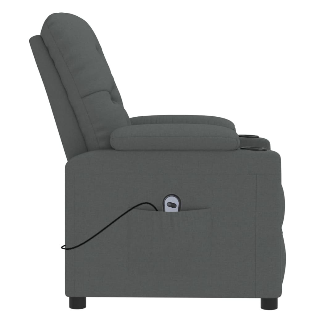 Stand up Chair Dark Grey Fabric