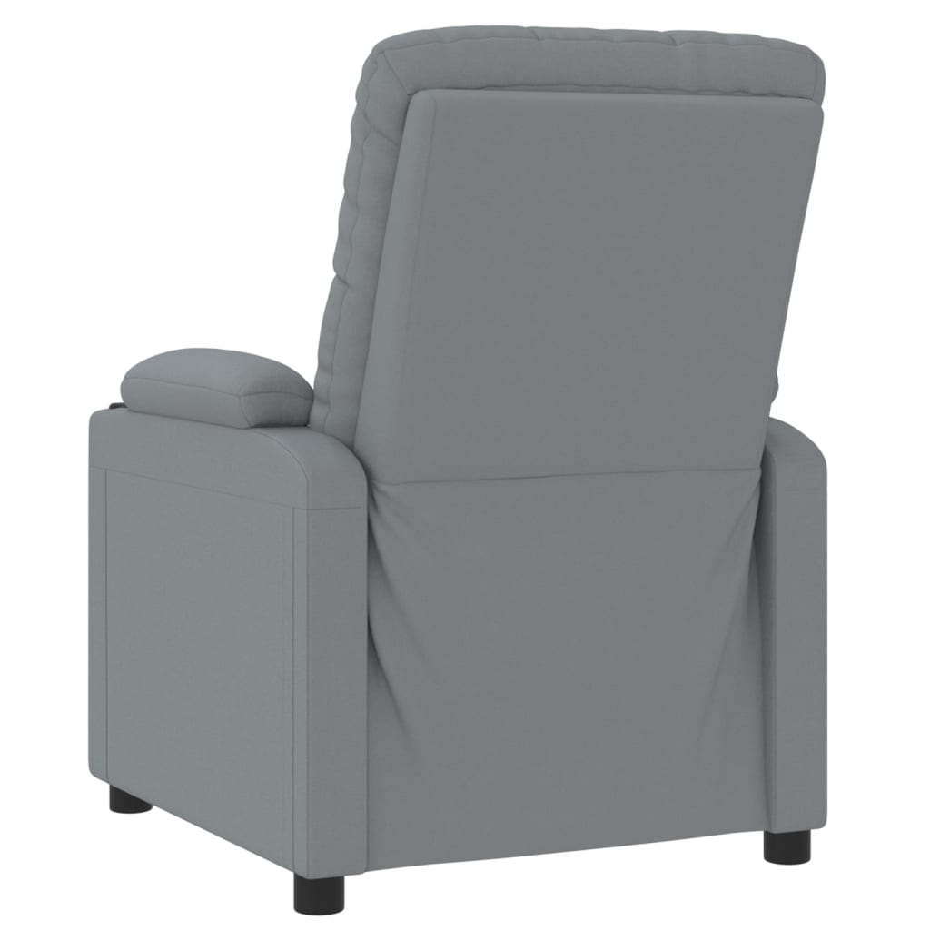 Stand up Massage Chair Light Grey Fabric