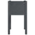 Garden Planter Grey 40x40x70 cm Solid Pinewood