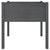 Garden Planters 2 pcs Grey 70x70x70 cm Solid Pinewood
