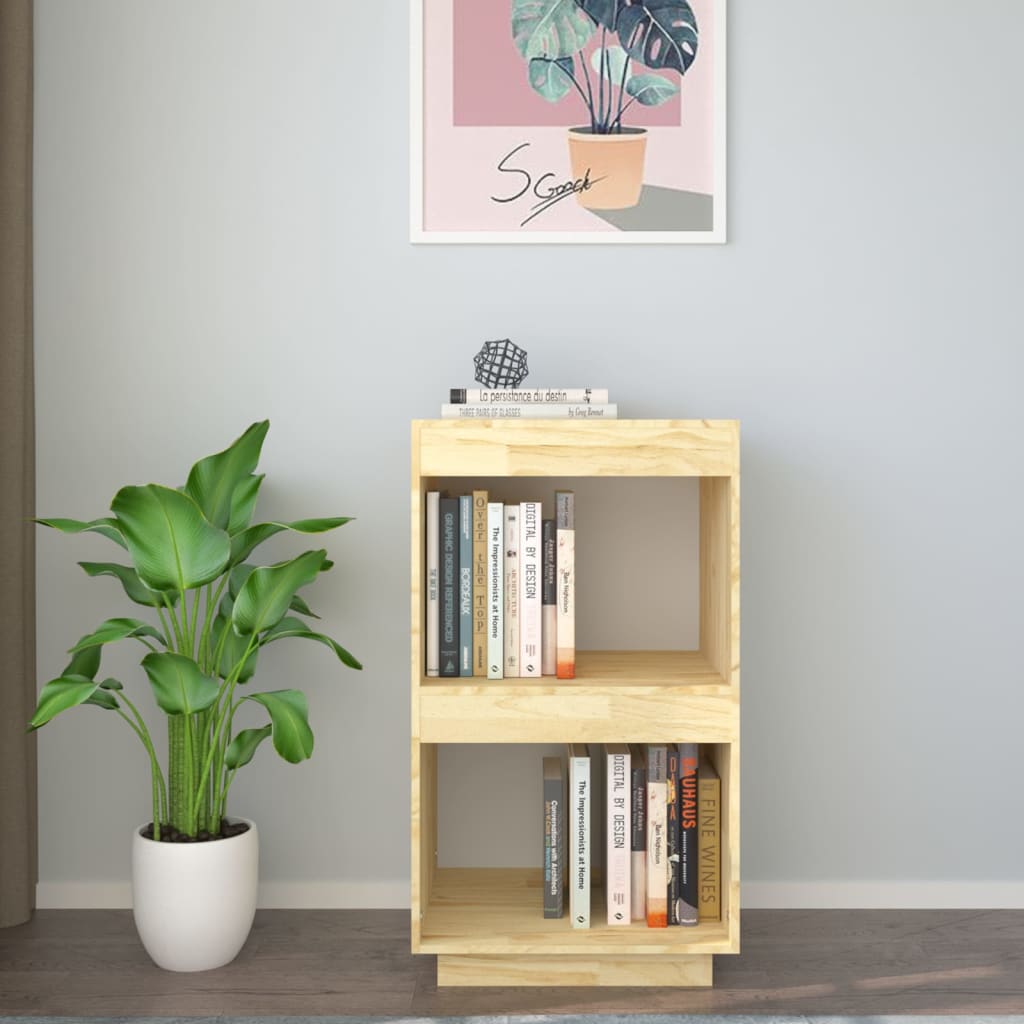 Book Cabinet 40x35x71 cm Solid Pinewood