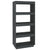 Book Cabinet/Room Divider Grey 60x35x135 cm Solid Pinewood