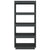 Book Cabinet/Room Divider Grey 60x35x135 cm Solid Pinewood