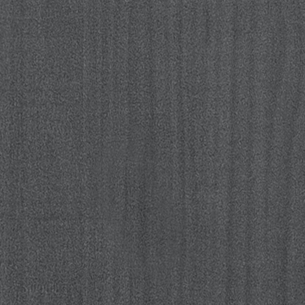 Book Cabinet/Room Divider Grey 60x35x135 cm Solid Pinewood