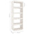 Book Cabinet/Room Divider White 60x35x167 cm Solid Pinewood