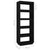 Book Cabinet/Room Divider Black 60x35x167 cm Solid Pinewood