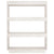 Book Cabinet/Room Divider White 80x35x103 cm Solid Pinewood