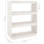 Book Cabinet/Room Divider White 80x35x103 cm Solid Pinewood