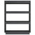 Book Cabinet/Room Divider Grey 80x35x103 cm Solid Pinewood